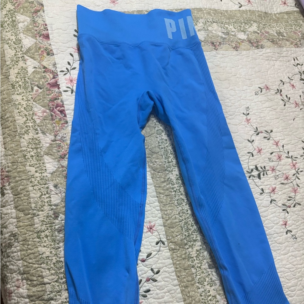 Pink Active Blue Leggings